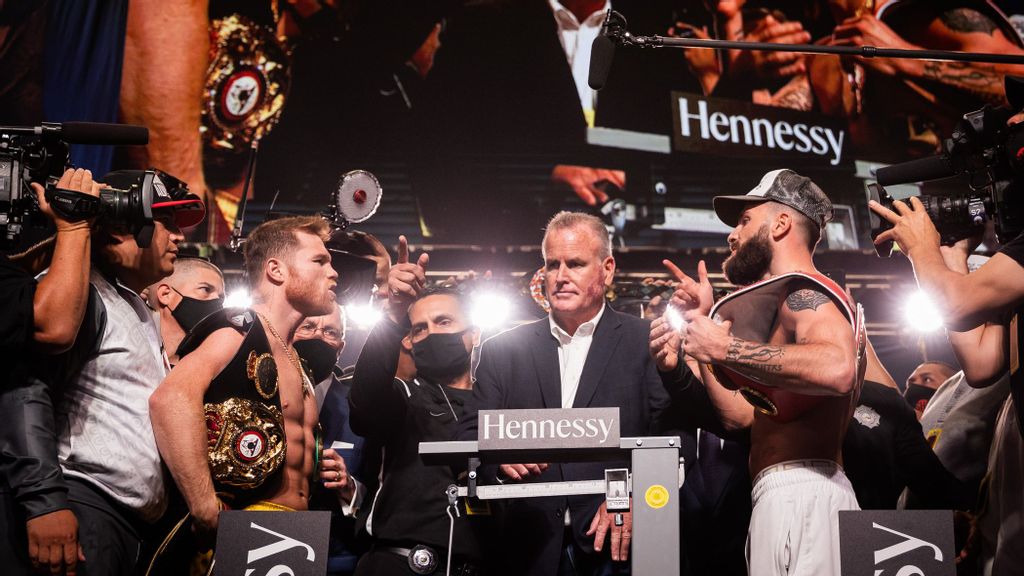 Caleb Plant Upstages Canelo Alvarez At Weigh-in Despite Mike Tyson Picking Him To Lose